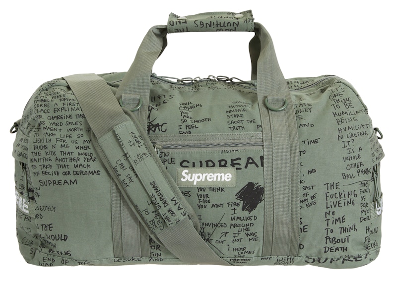 Supreme 23Ss Field Duffle Bag Olive Gonz-