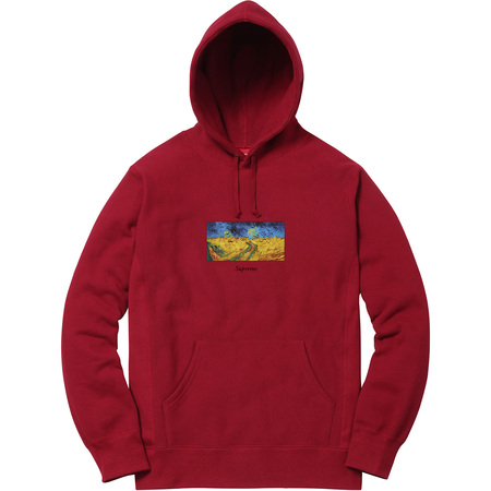 Supreme Field Hooded Sweatshirt Cardinal - SS17 Men's - US