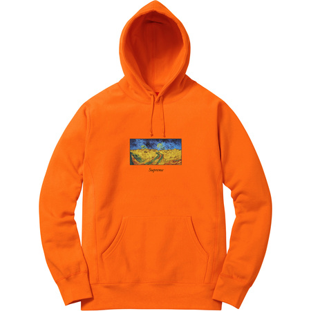 Supreme Field Hooded Sweatshirt Orange Men's - SS17 - US