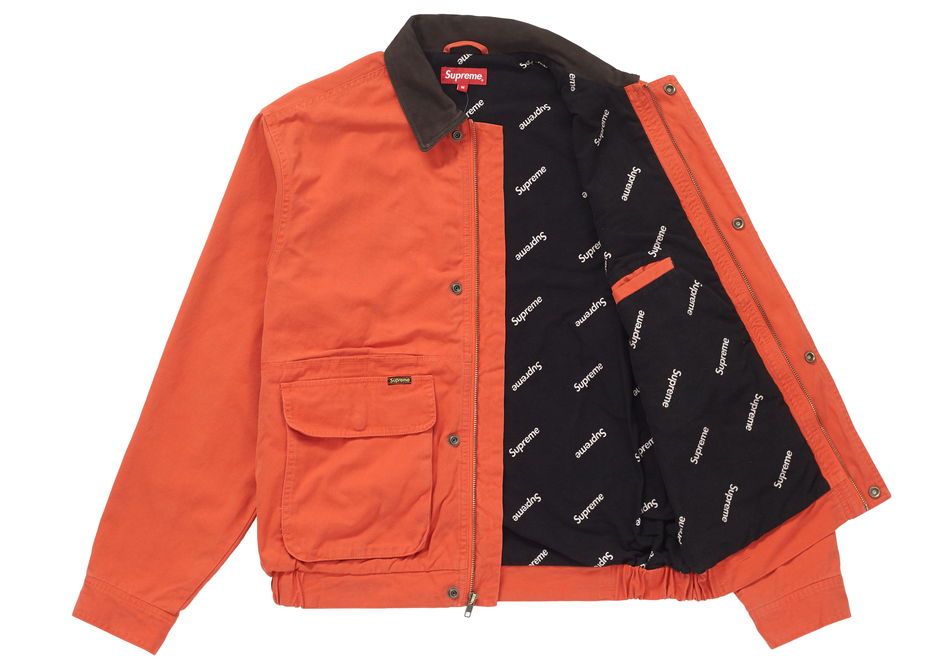 Supreme Field Jacket Orange メンズ - FW18 - JP