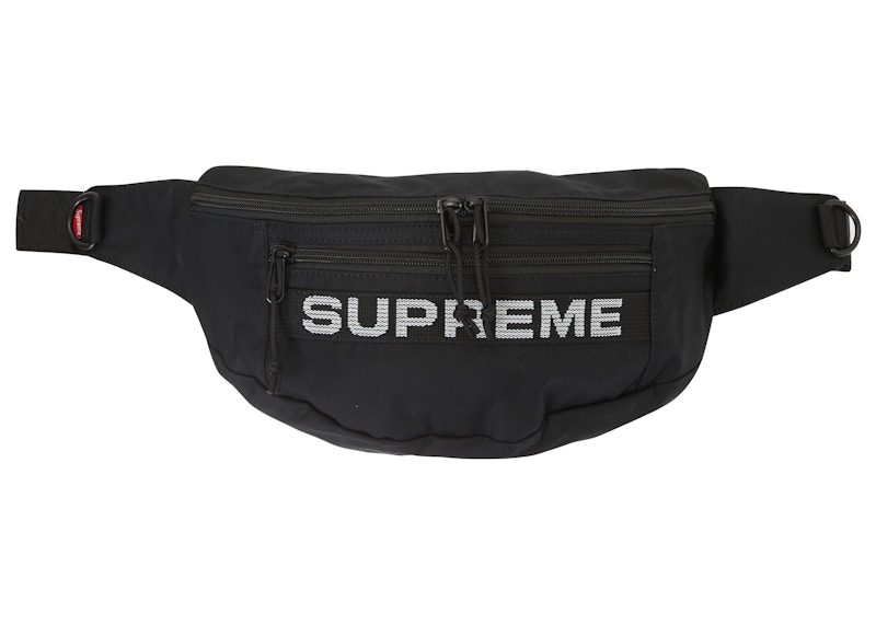 Sac banane Supreme multipoches noir de la Collection SS23 FR