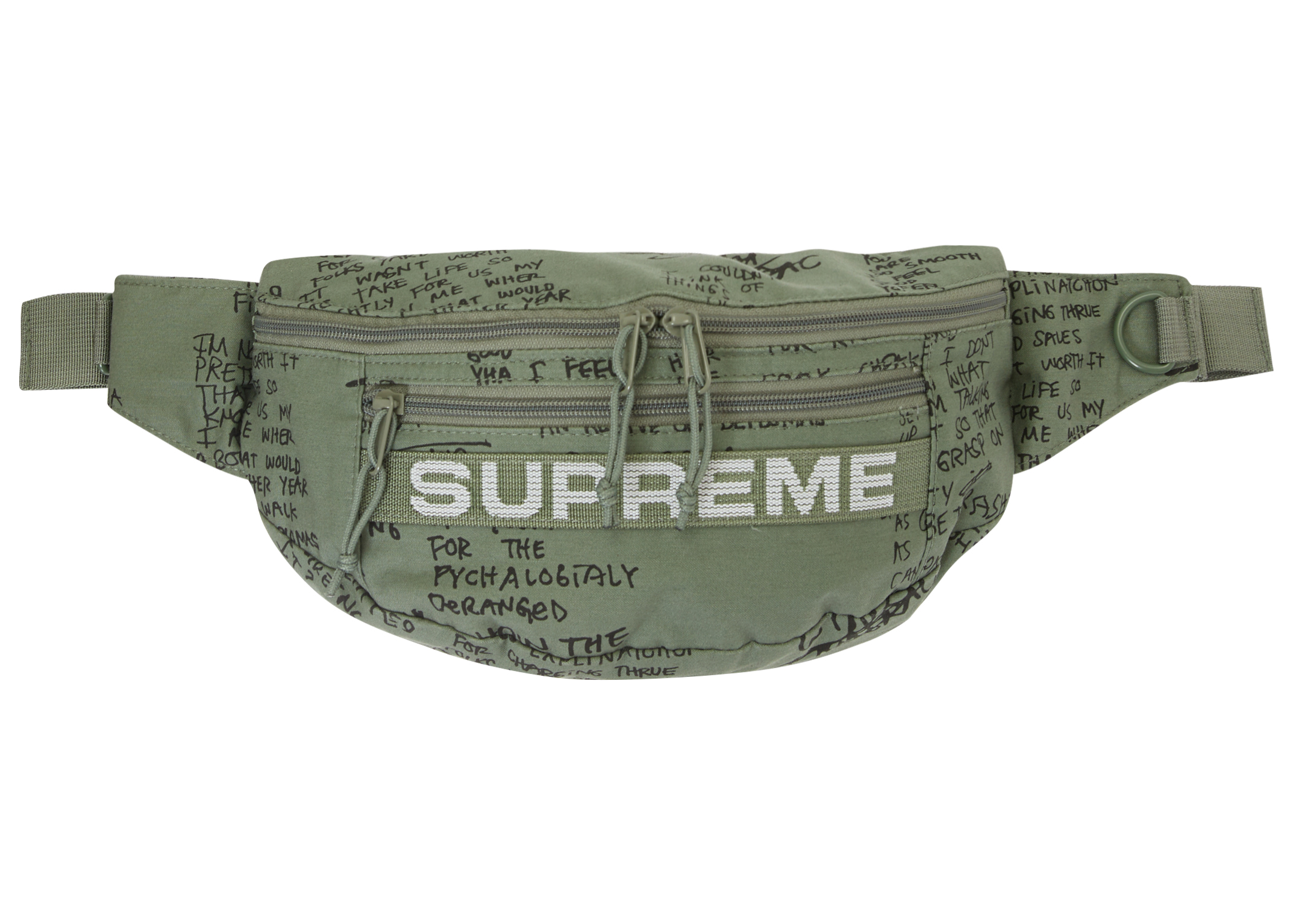 Supreme waist bag オリーブ