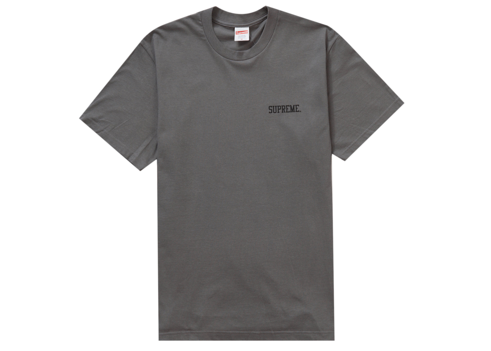 Supreme Fighter Tee Charcoal Men's - FW23 - US
