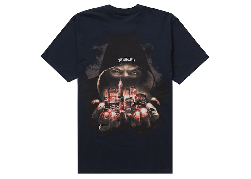 Supreme Fighter Tee Charcoal Men's - FW23 - US