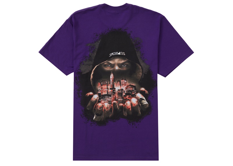 Supreme Fighter Tee Purple Men's - FW23 - US