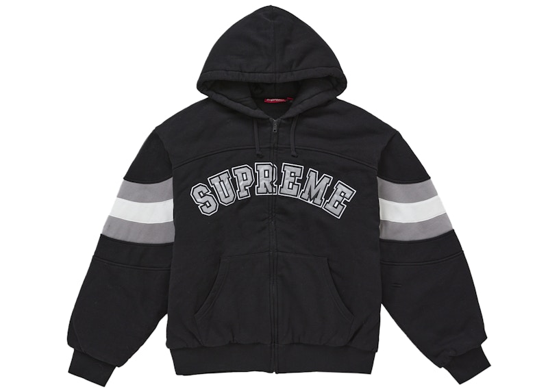 Supreme Filled Zip Up Hooded Sweatshirt Black Men's - SS26 - US
