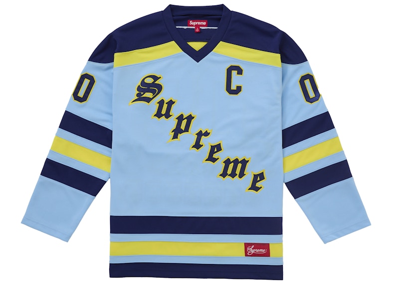 トップス Supreme Fire & Ice Hockey Jersey Supreme Fire & Ice Hockey Jersey Light Blue Men's - FW25 - US