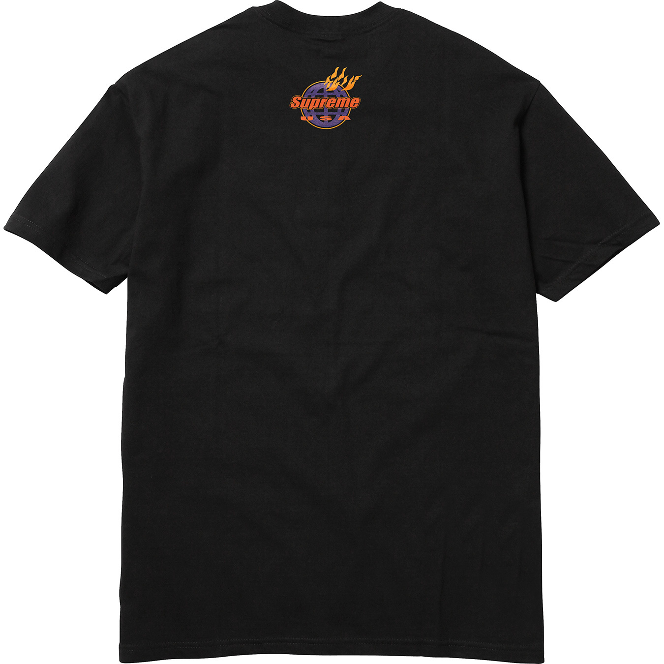 Supreme Fire Tee Black Men's - FW17 - US