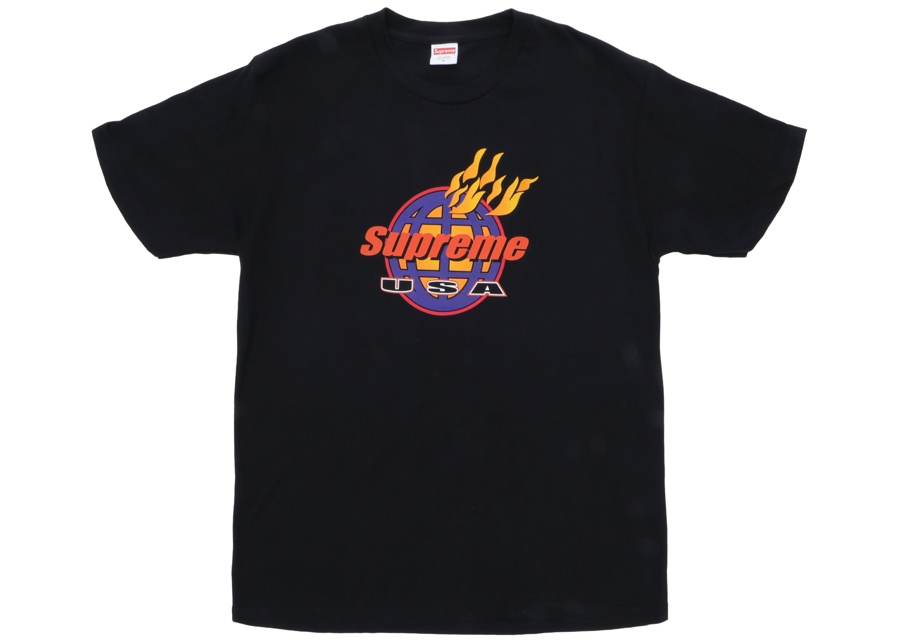 Supreme　Fire  Tee　シュプリーム　ファイヤー　Tシャツ　S
