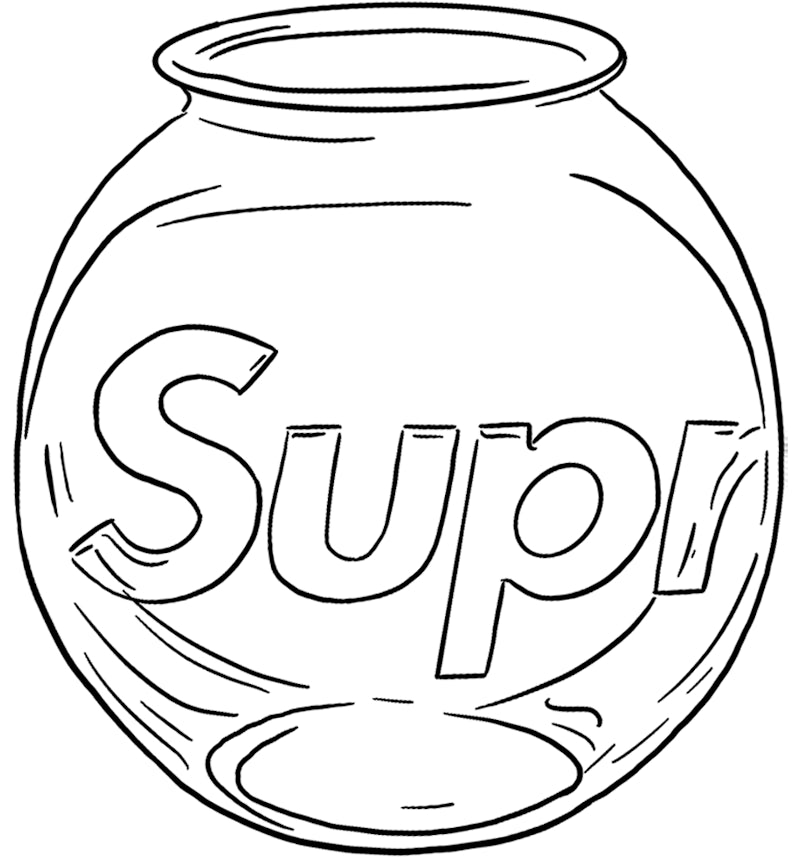 Supreme Fish Bowl Clear - FW20 - US Supreme Fish Bowl Clear - FW20 - US