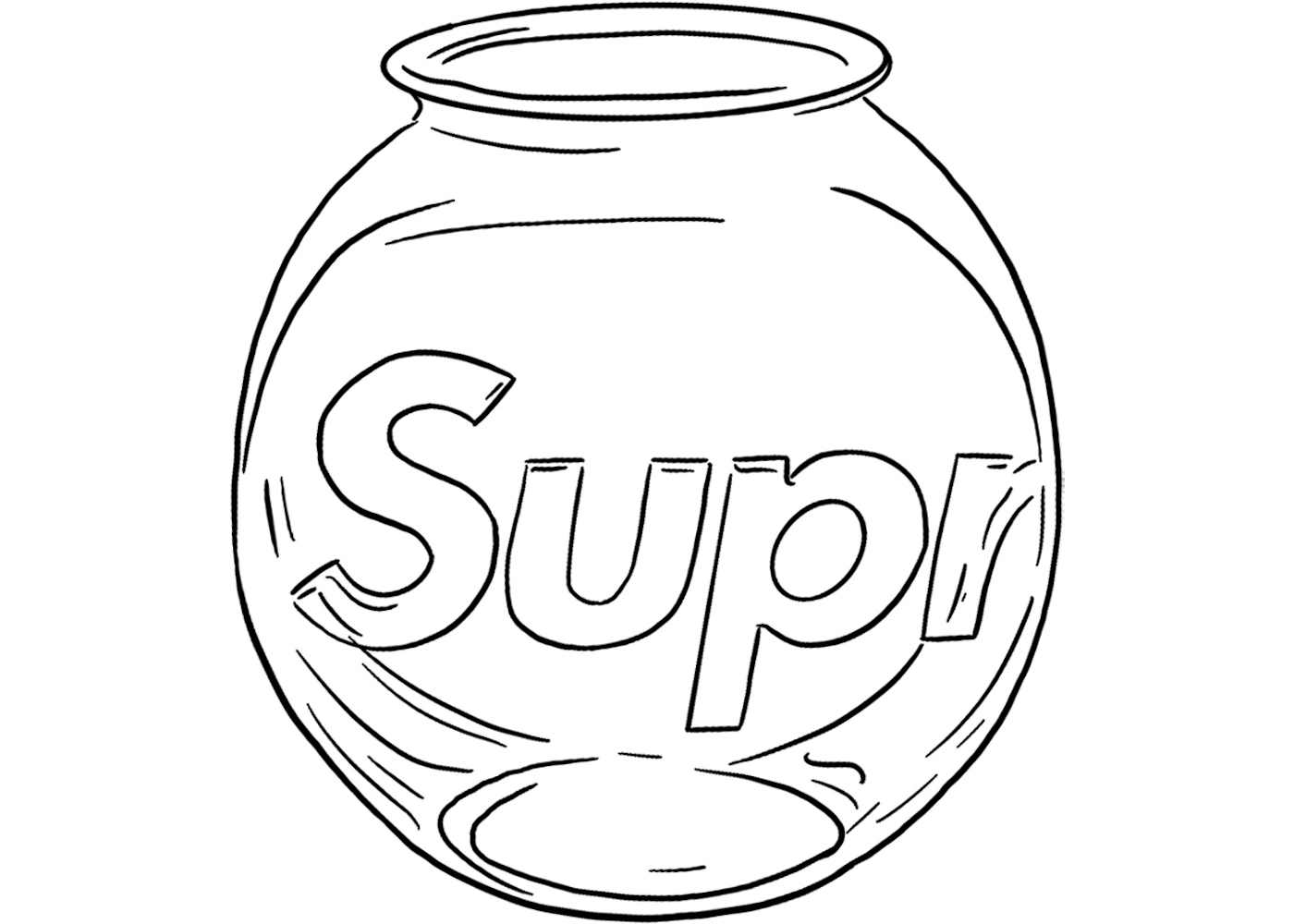 小物 supreme Fish Bowl Supreme Fish Bowl Clear - FW20 - US