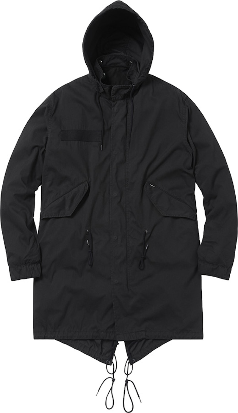 Supreme Fishtail Parka Black - FW15 Men's - US