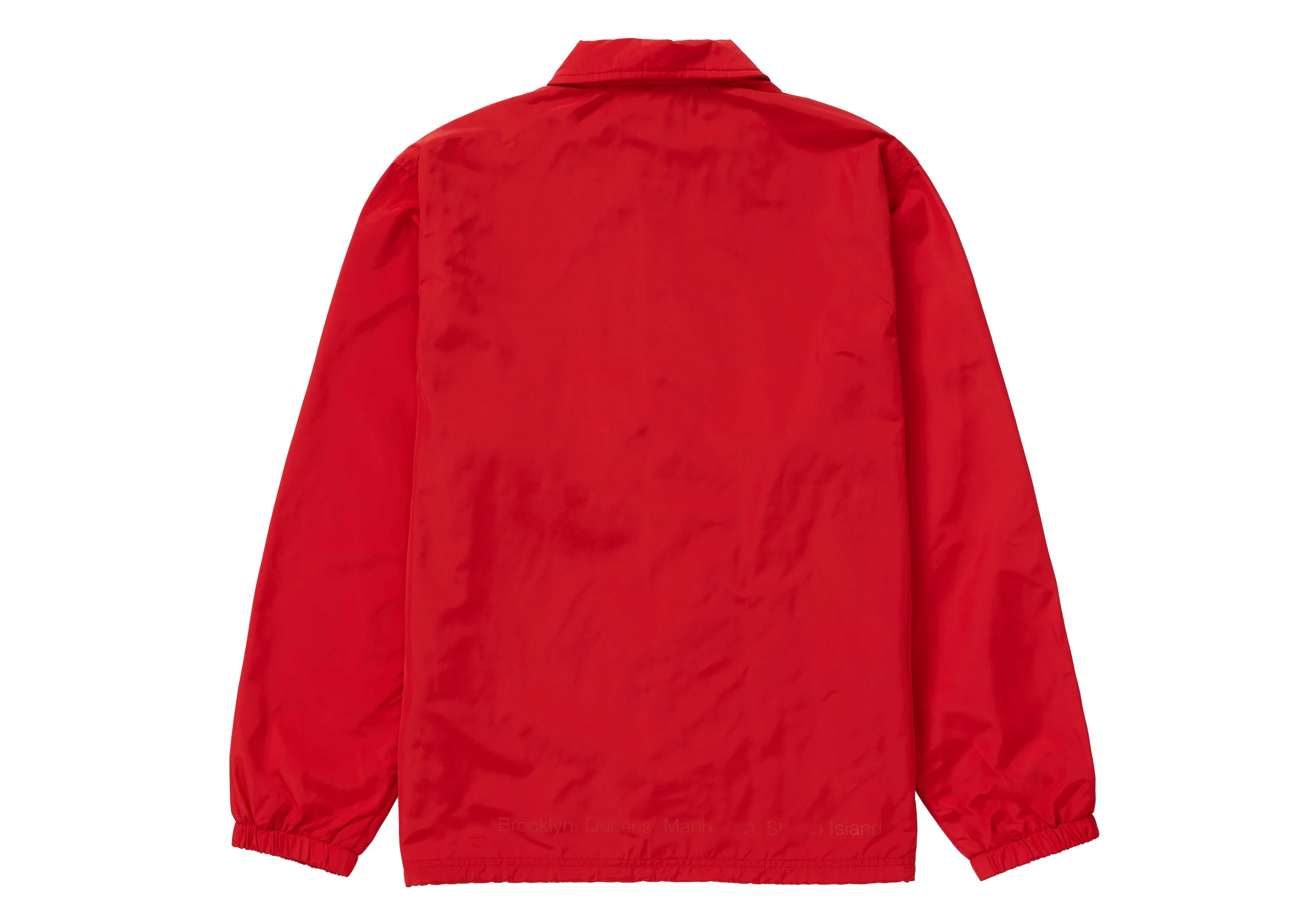 Supreme Five Boroughs Coaches Jacket Red