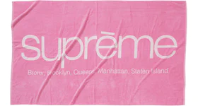 Supreme Five Boroughs Towel Pink