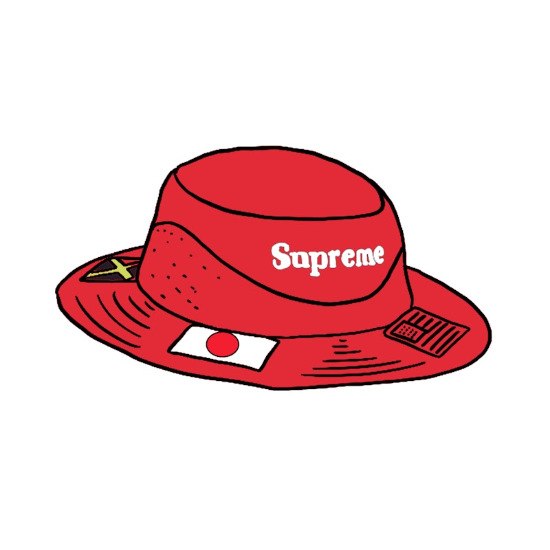 supreme flag boonie