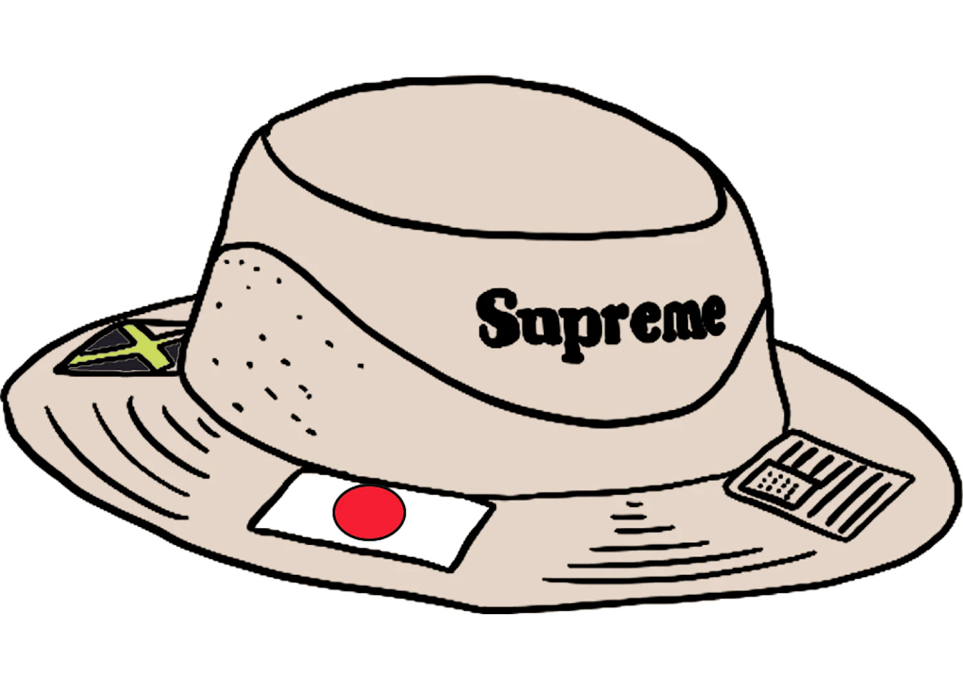 Supreme flags deals boonie