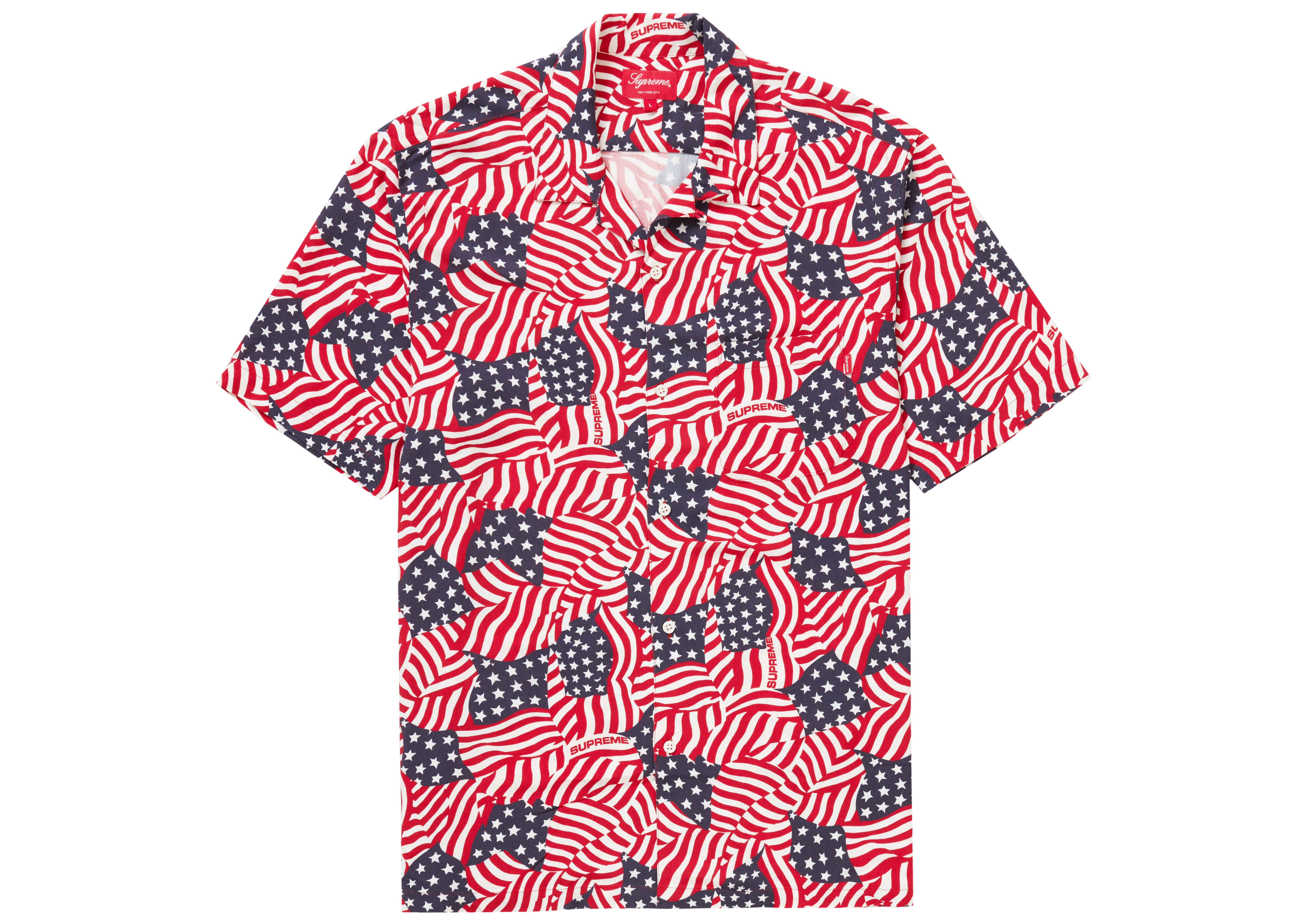 Supreme Flags Rayon S/S Shirt Flags Men's - SS20 - US