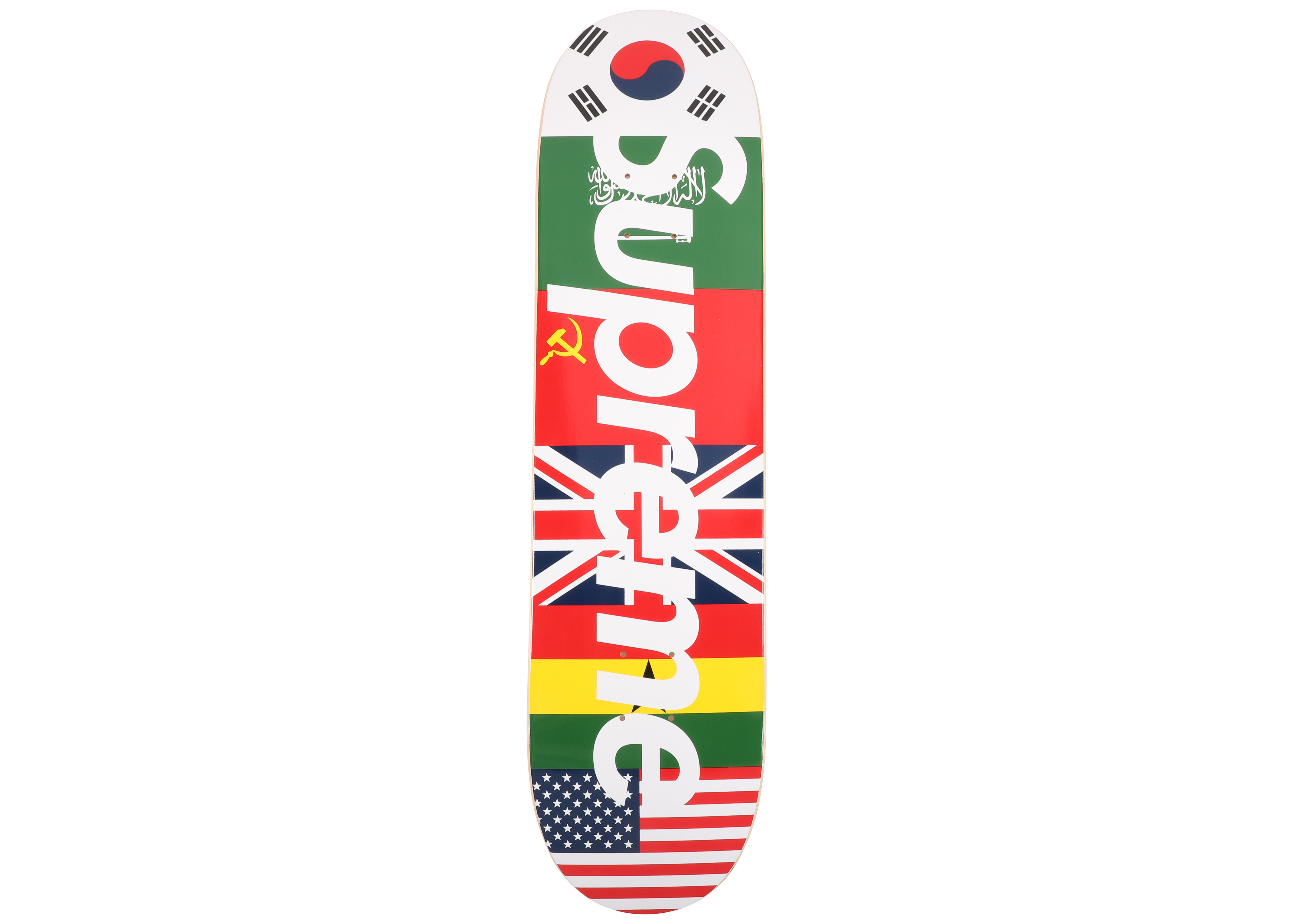 Supreme Flags Skateboard Deck Multi