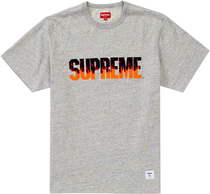 Supreme Men's T-Shirt - Grey - XXL