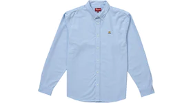 Supreme Flannel Oxford Shirt Light Blue