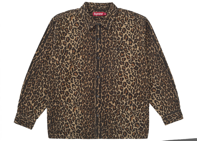 Supreme Flannel Pajama Shirt Leopard メンズ - FW25 - JP