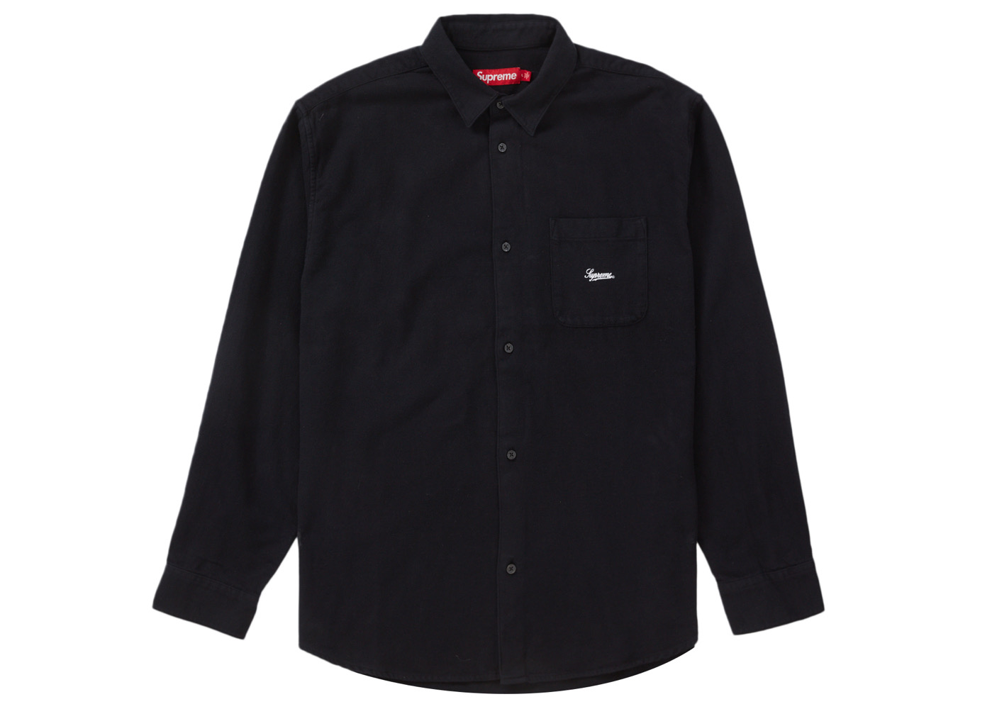 Supreme Flannel Shirt (FW23) Black Men's - FW23 - US