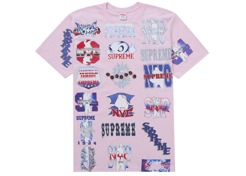 Supreme Flash Tee Light Pink Men's - SS26 - US