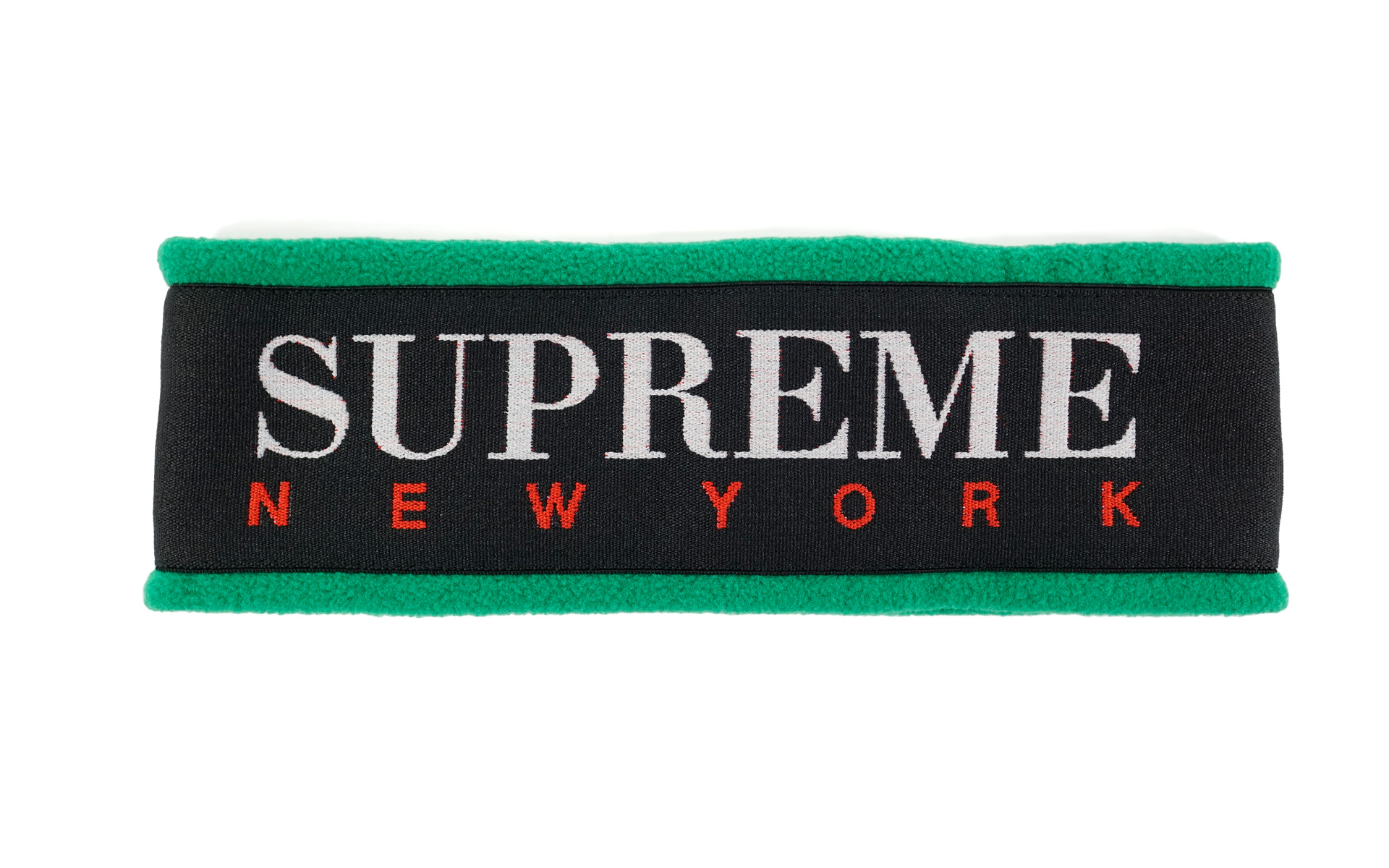 Supreme Fleece Headband Green - FW16 - US