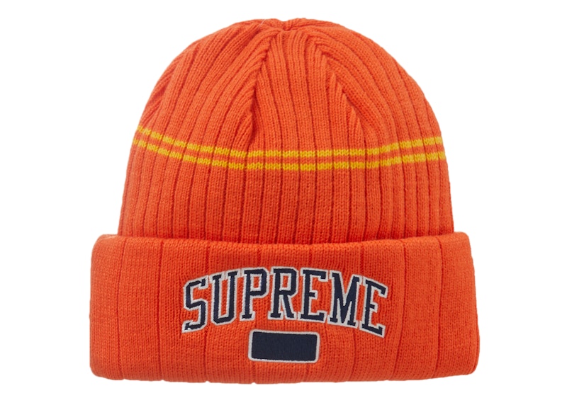 Supreme Fleece Lined Beanie Orange - FW22 - GB