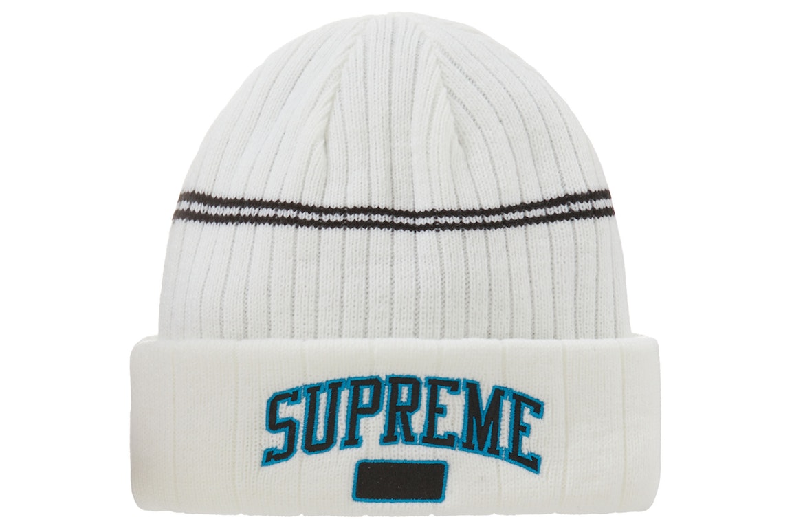 Pre-owned Supreme Fleece Lined Beanie White