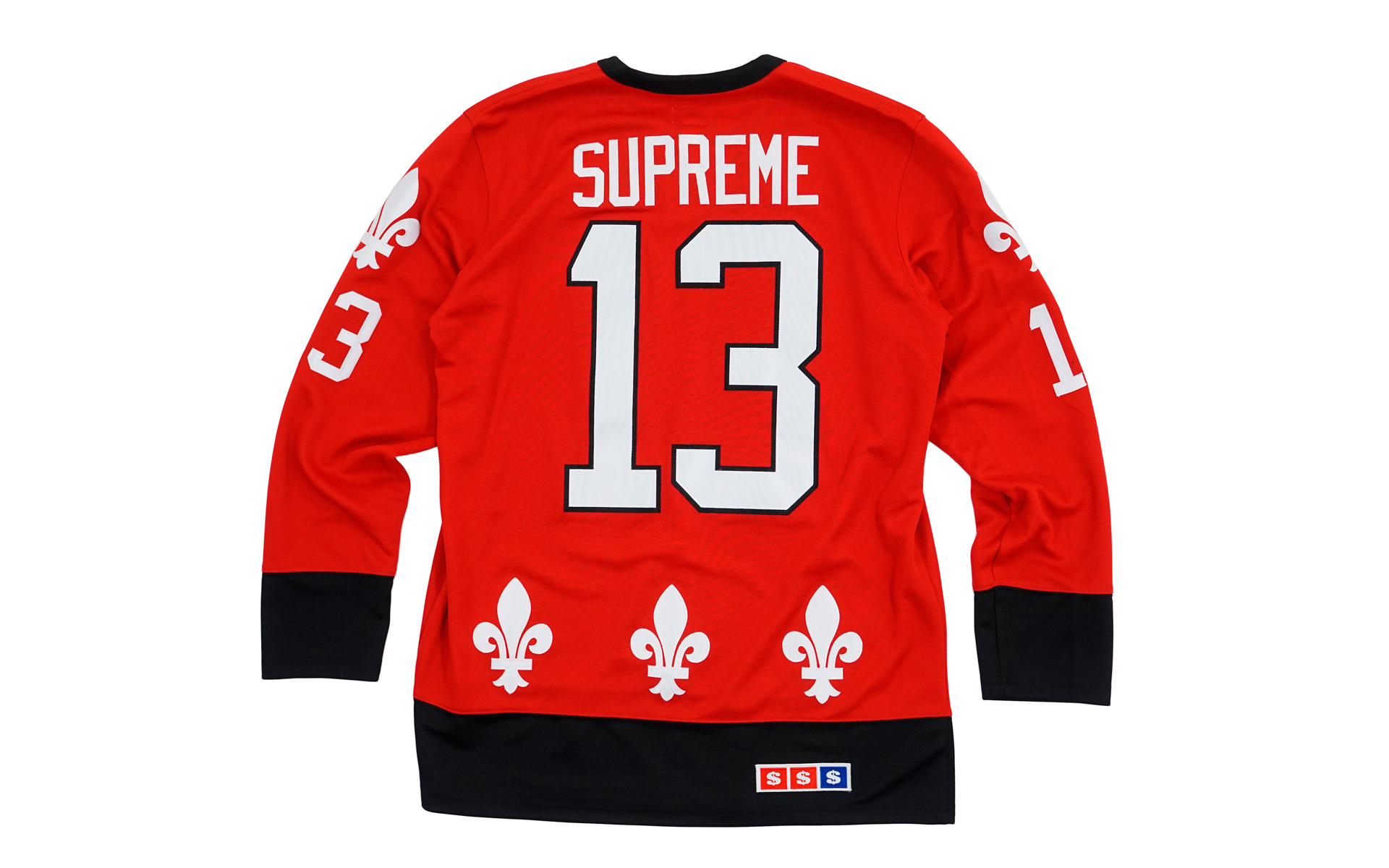 Supreme Fleur De Lis Hockey Jersey Red メンズ - FW13 - JP