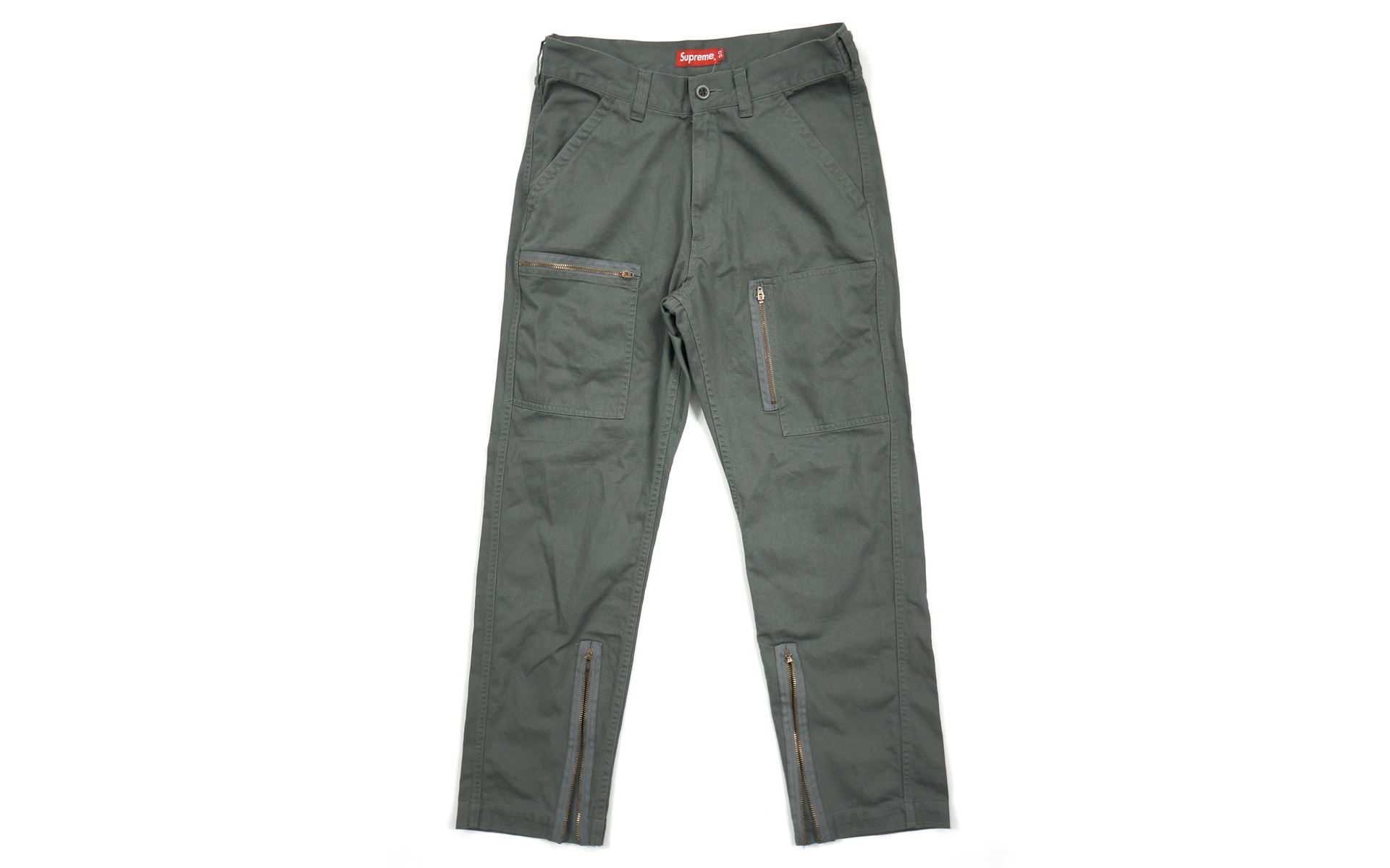 Cargo Tom Men's Jogger Pants in Olive Green - BM22930