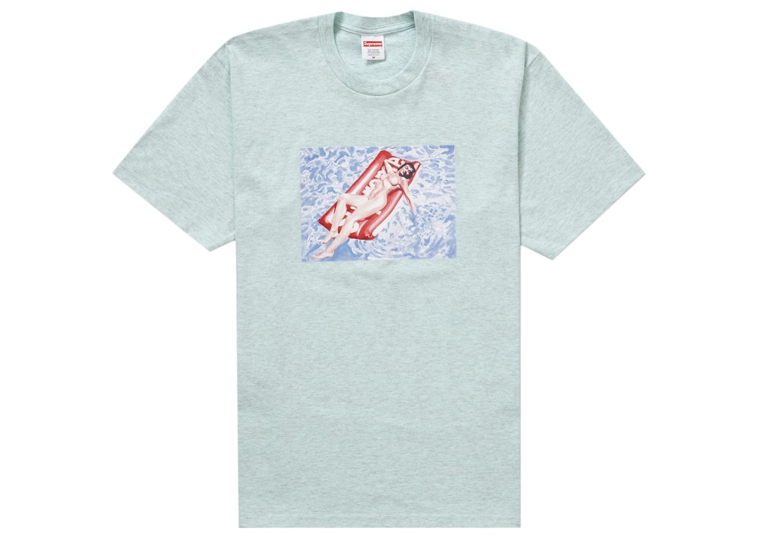 Pre-owned Supreme Float Tee Heather Blue