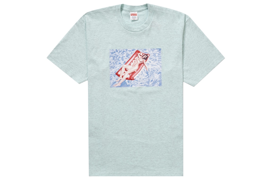 Pre-owned Supreme Float Tee Heather Blue