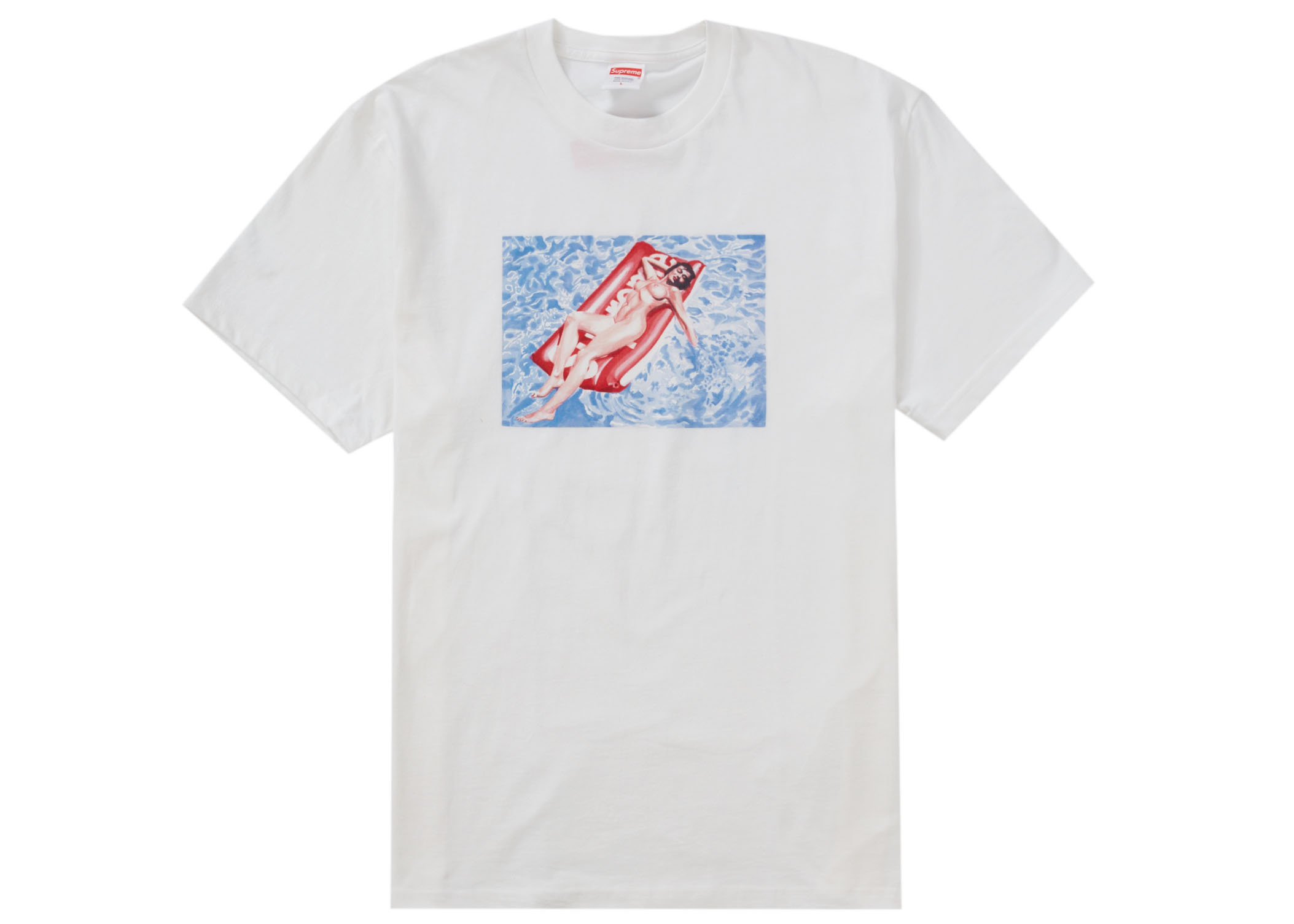 Supreme Float Tee White Men's - SS22 - US