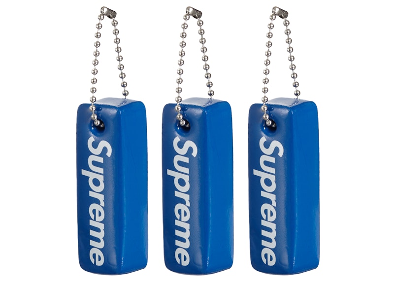 Supreme Floating Keychain (Set of 3) Faded Blue