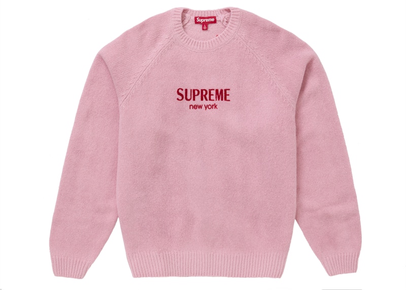 Sweater pink supreme on sale