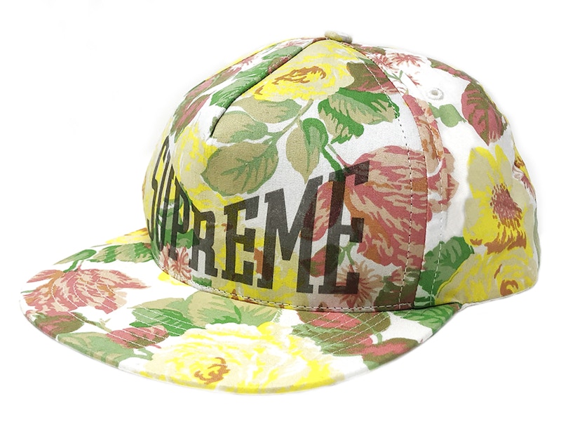 Supreme Floral 5-Panel White - SS18 - US