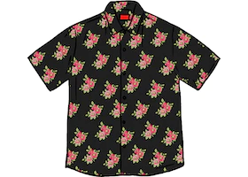Supreme Floral Rayon S/S Shirt Black