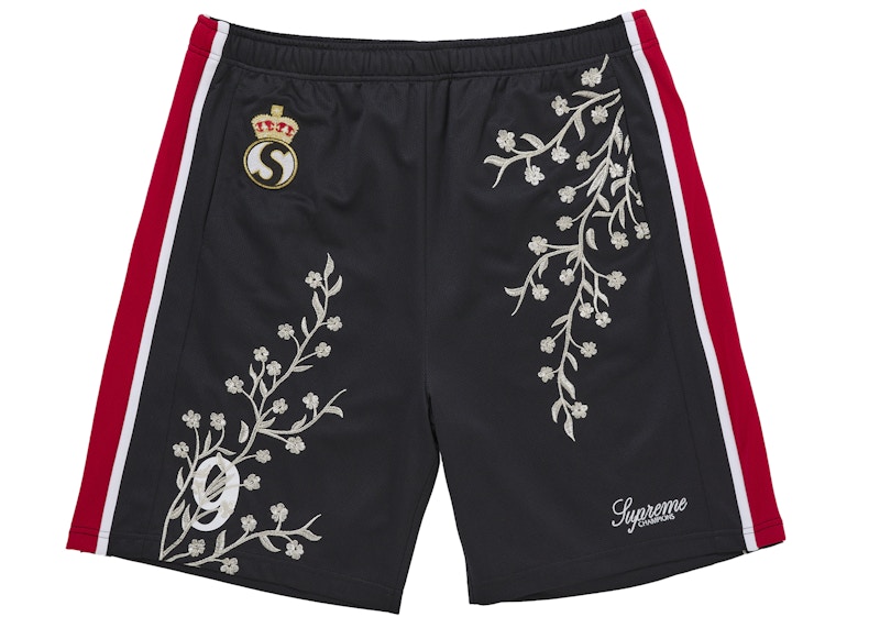 Supreme サッカーショーツ ブラック Sサイズ Supreme Floral Soccer Short Black メンズ - FW25 - JP