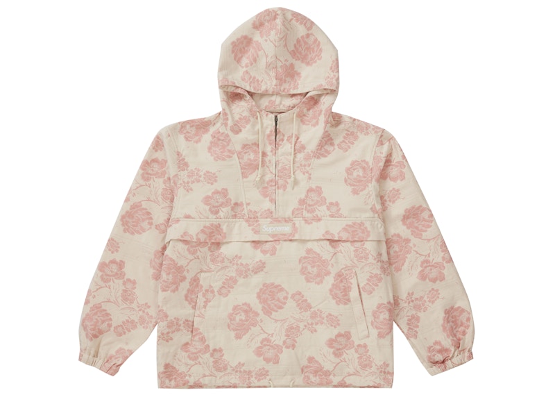 Supreme Floral Tapestry Anorak Pink Men's - SS21 - US