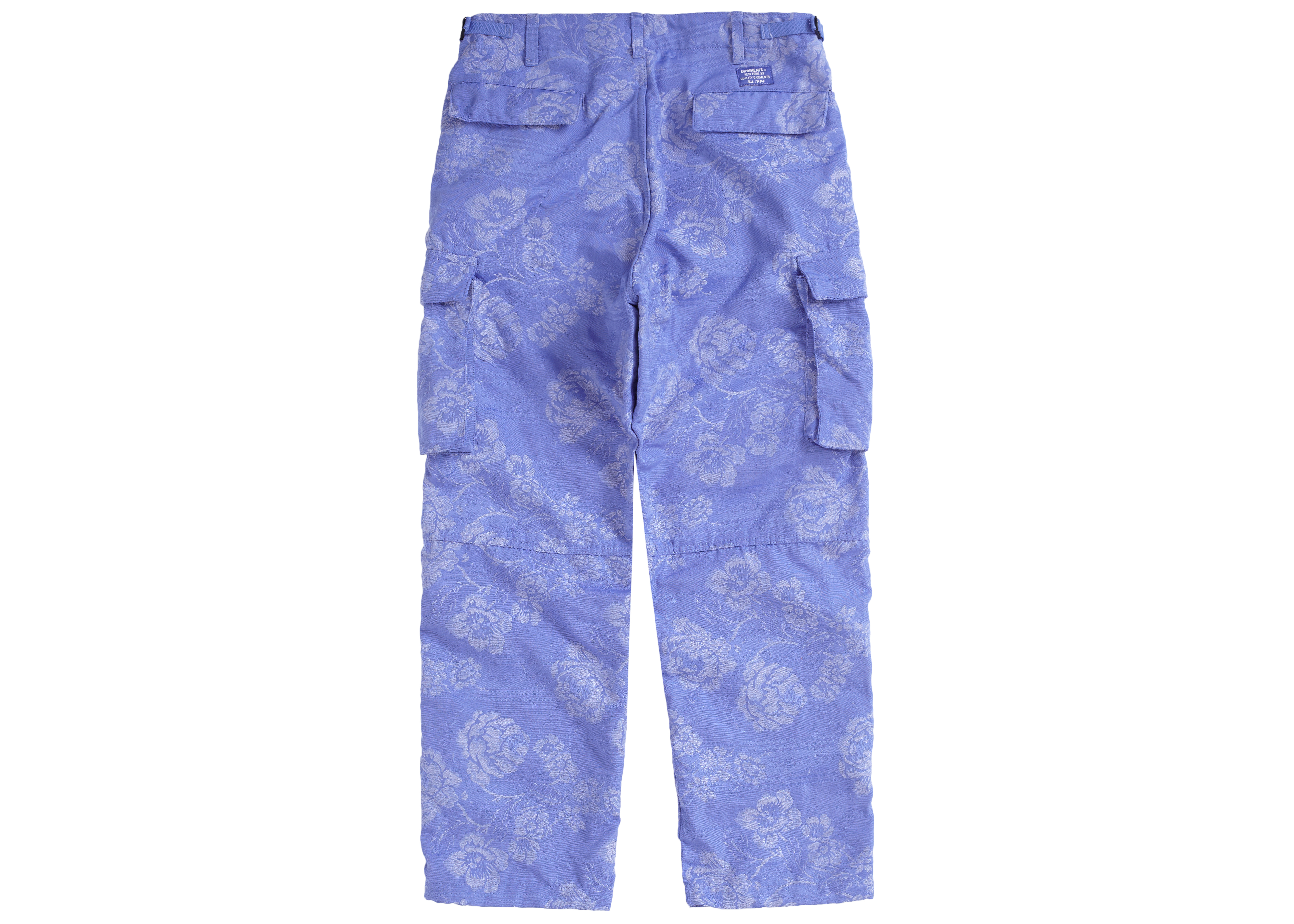 Supreme Floral Tapestry Cargo Pant Blue Men's - SS21 - US