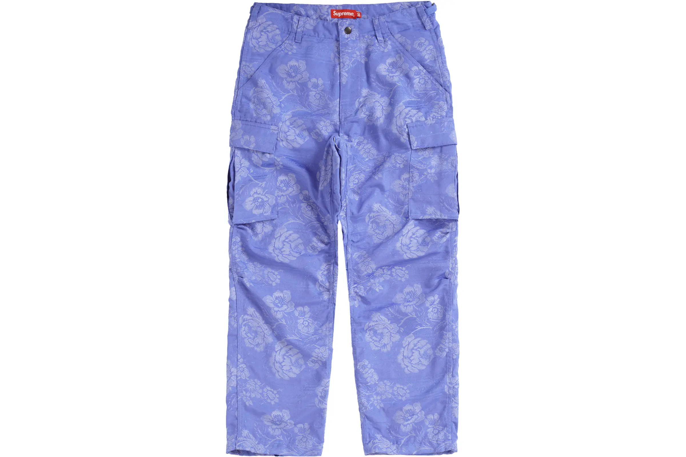 Supreme Floral Tapestry Cargo Pant Blue - SS21 - GB