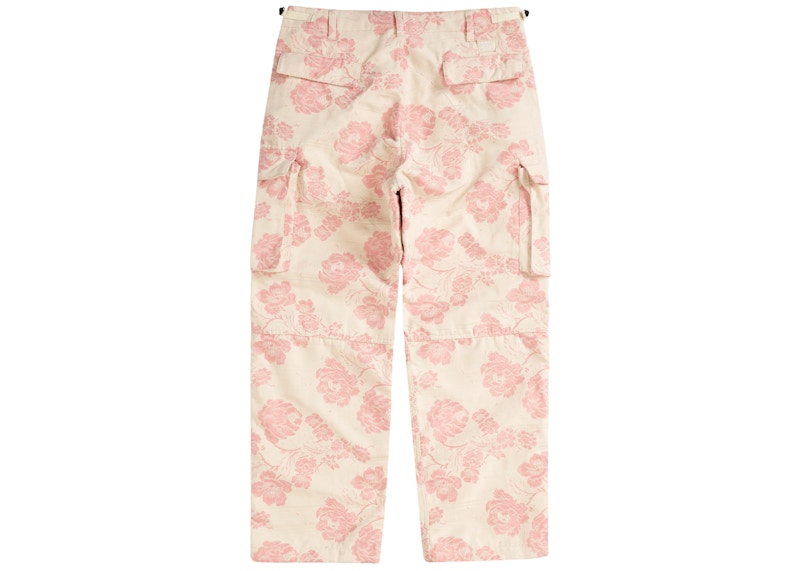 Supreme Floral Tapestry Cargo Pant Pink Men's - SS21 - US