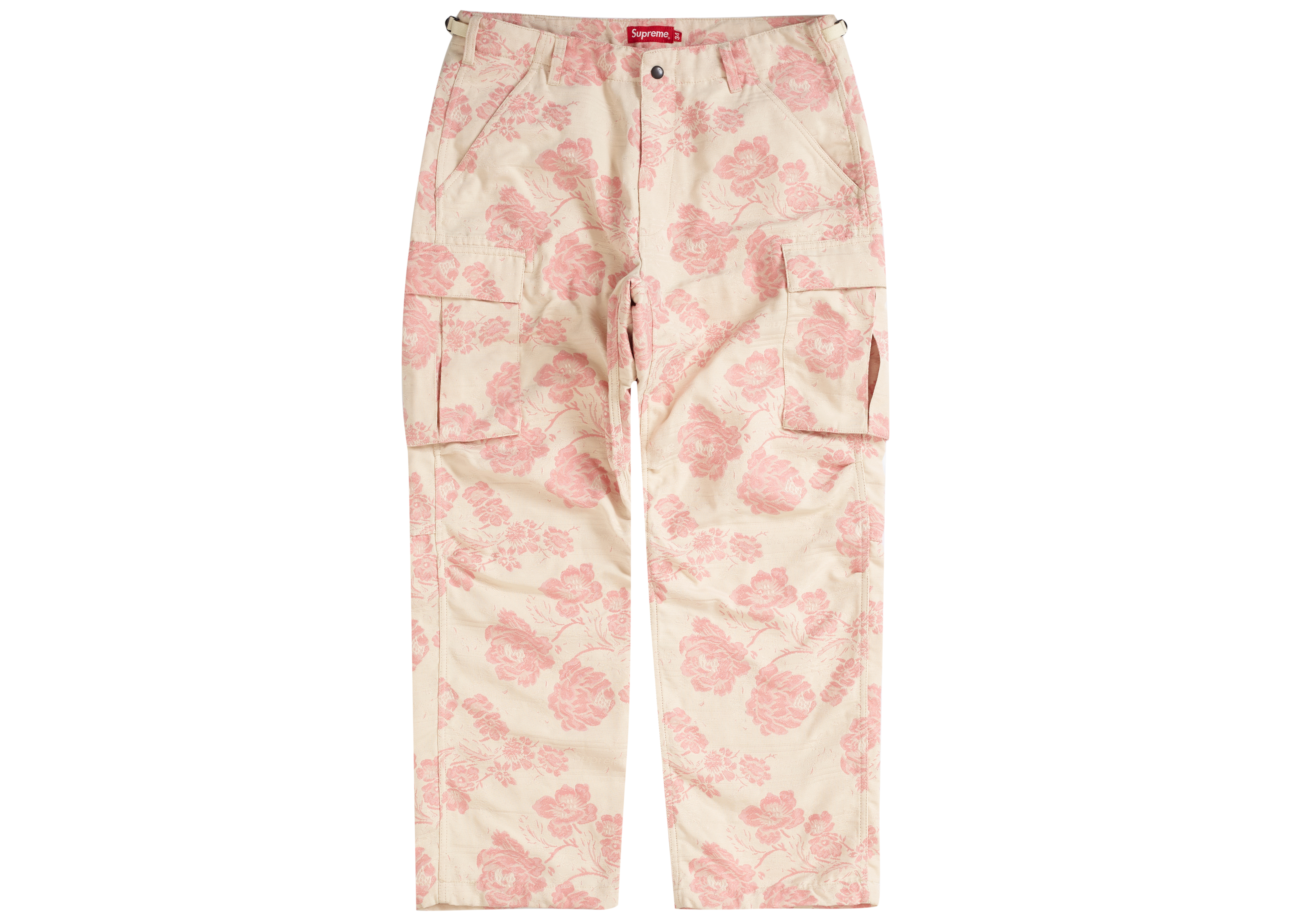 Supreme Floral Tapestry Cargo Pant Pink Men's - SS21 - US