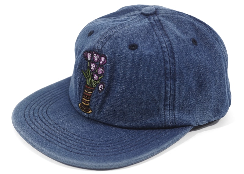 Supreme Flowers 6-Panel Denim - FW18 - IT