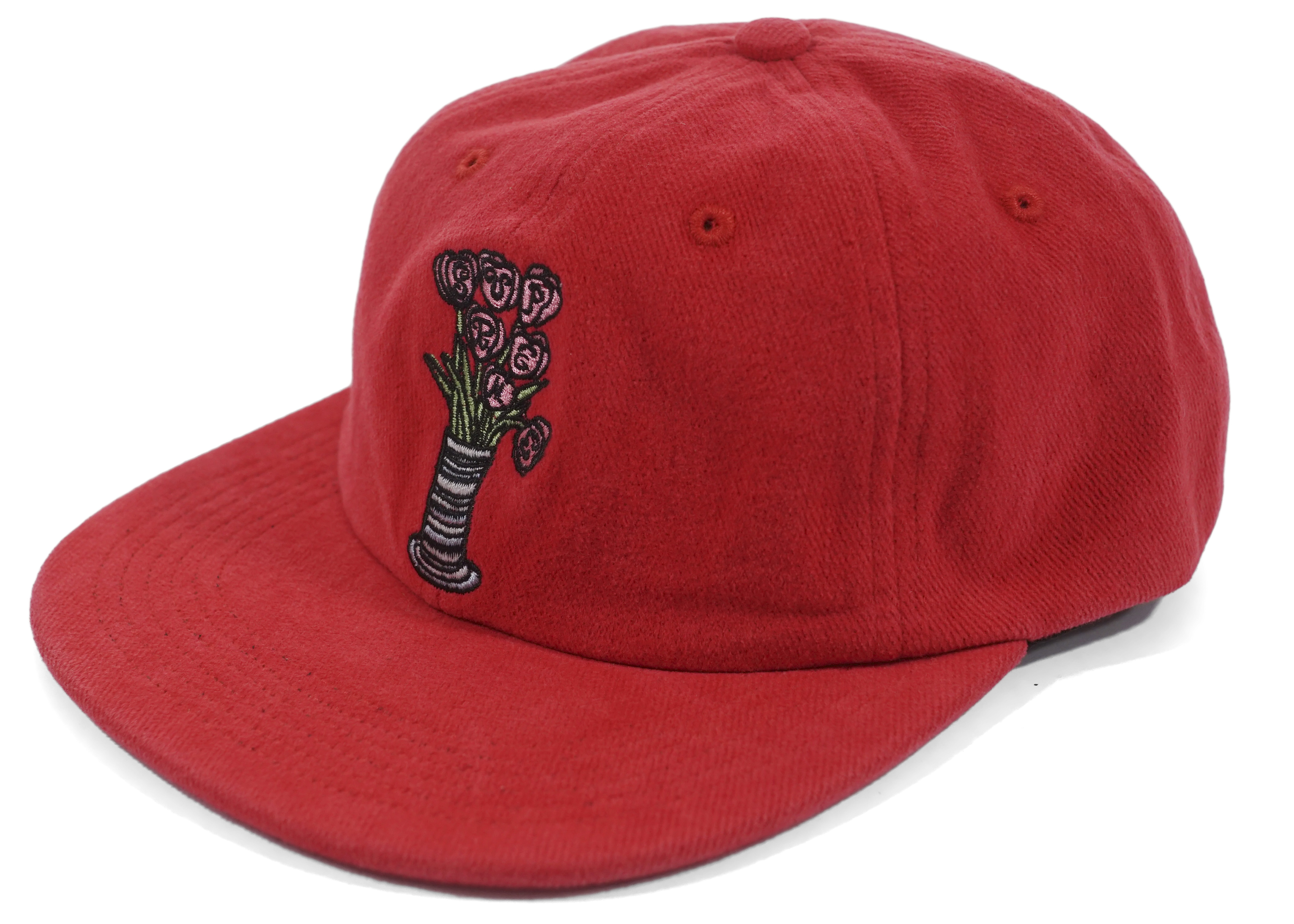 Supreme Flowers 6-Panel Red