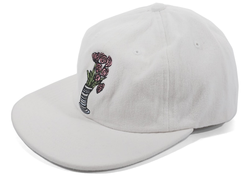 Supreme Flowers 6-Panel White - FW18 - US