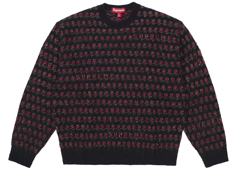 トップス supreme Flowers llic Sweater Supreme Flowers Metallic Sweater (FW25) - $168