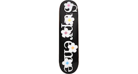 Supreme Flowers Skateboard Deck Black